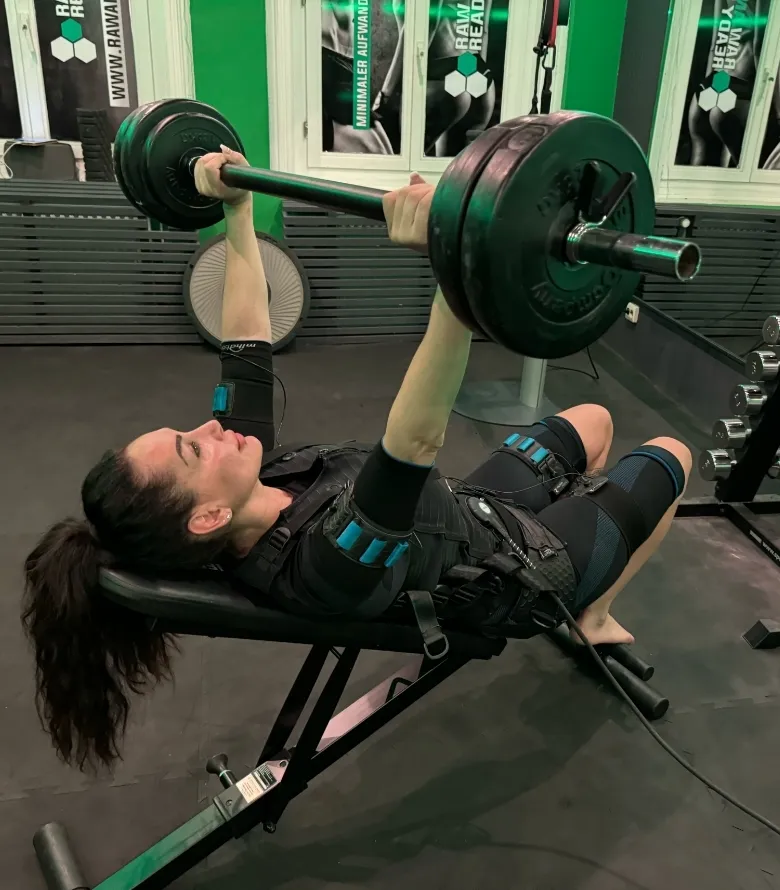 EMS-Trainingssession mit Simone